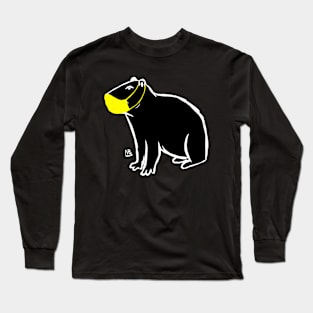 Masked Capybara Long Sleeve T-Shirt